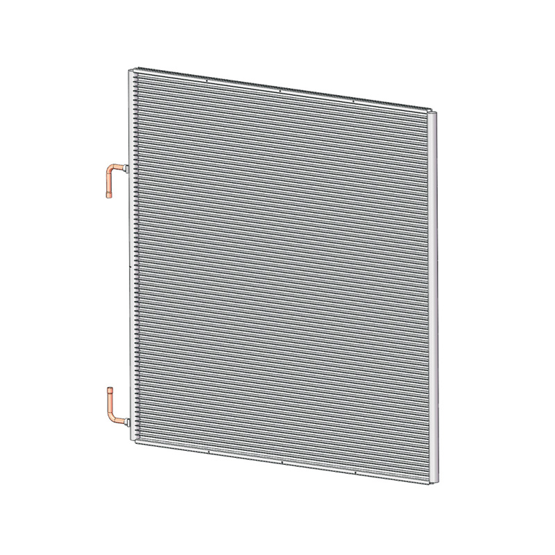 SC-1400 780* 769.7mm Microchannel Tube Heat Exchanger Condenser Coil For Freezer